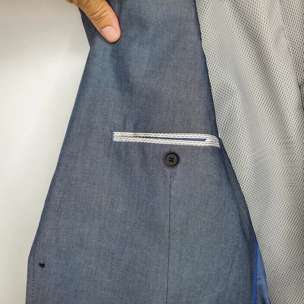 Banana Republic 44R cotton blazer jacket sport suit coat tailored fit